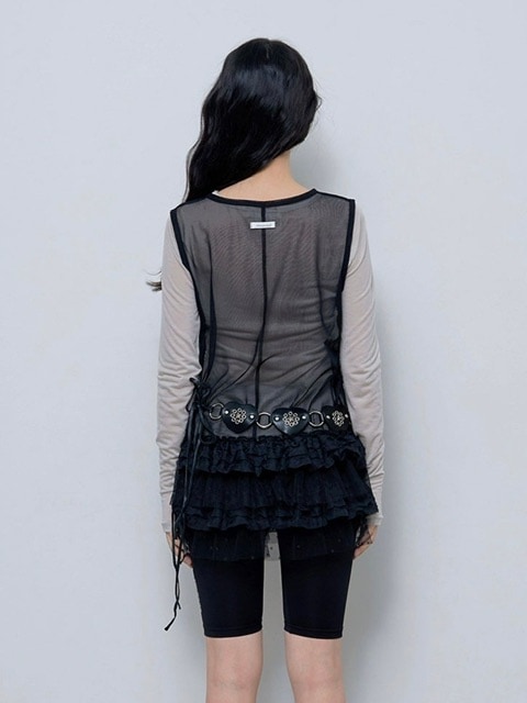 ワンピース NASTY FANCY CLUB DOT LAYERED DRESS 4BFT614 FANCY CLUB】DOT LAYERED DRESS | OUR BRAND,FANCY CLUB