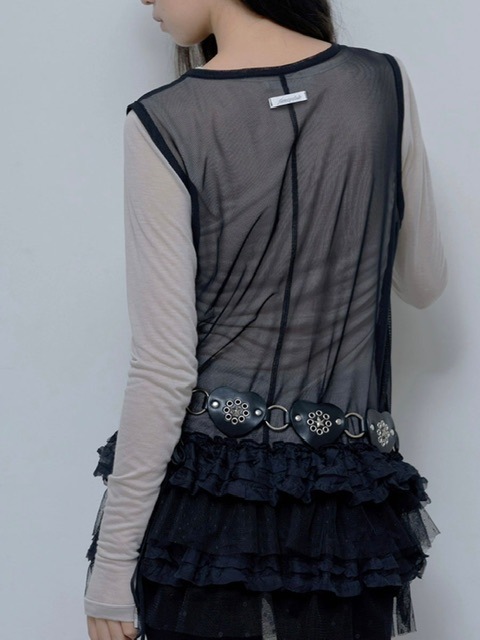 ワンピース NASTY FANCY CLUB DOT LAYERED DRESS 4BFT614 FANCY CLUB】DOT LAYERED DRESS | OUR BRAND,FANCY CLUB
