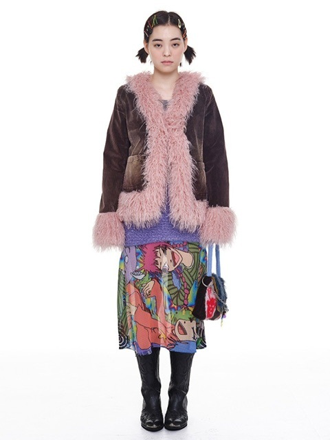 【YOUTHBATH】Fluffy washed  jacket