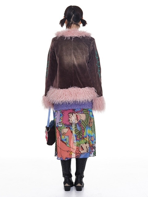 【YOUTHBATH】Fluffy washed  jacket