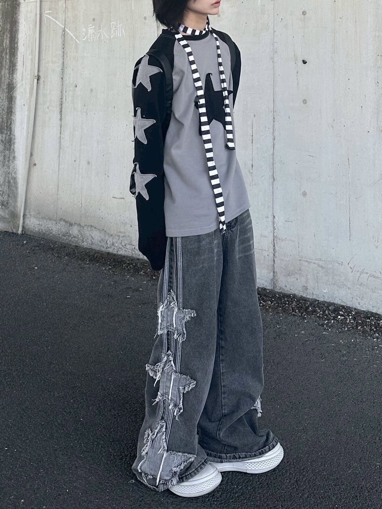 LUV CODE】star raglan long sleeve tee | OUR BRAND,LUV CODE