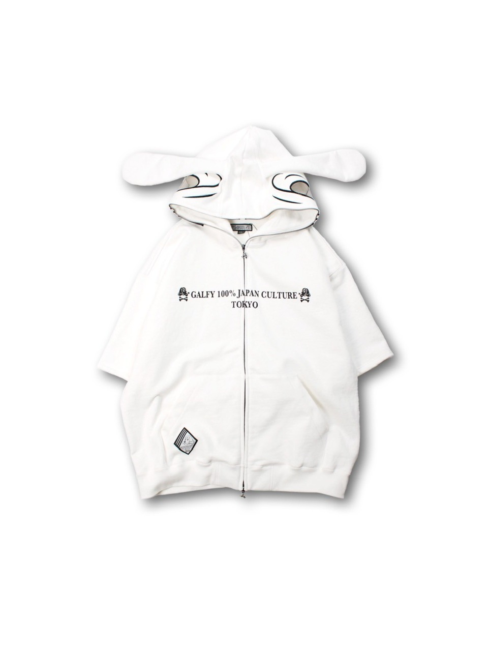 GALFY×TENRIN×KRYBIGパーカー ホワイト テンリン ガルフィー GALFY×TENRIN×KRYBIGパーカー ホワイト テンリン ガルフィー