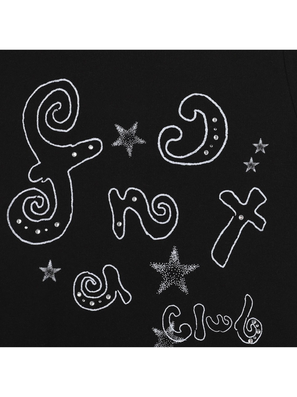 [FANCY CLUB] Tシャツ 半袖 GRITTER MAGE LOGO TEE (2color) FANCY CLUB】Gliter Mazy Logo Tee | OUR BRAND,FANCY CLUB