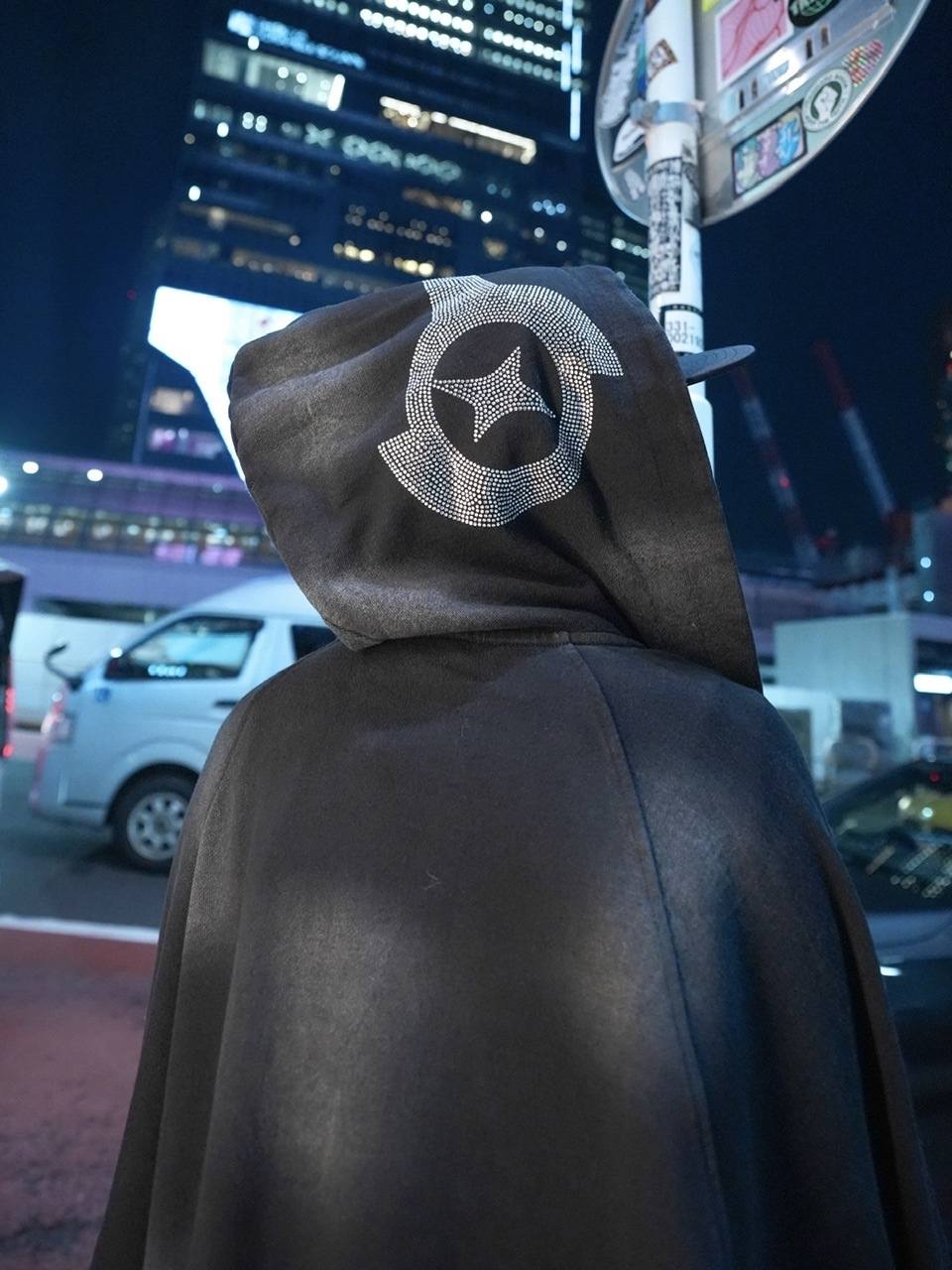 NMTXU】rhinestone design zip parka / 【エヌエムティーエックスユー