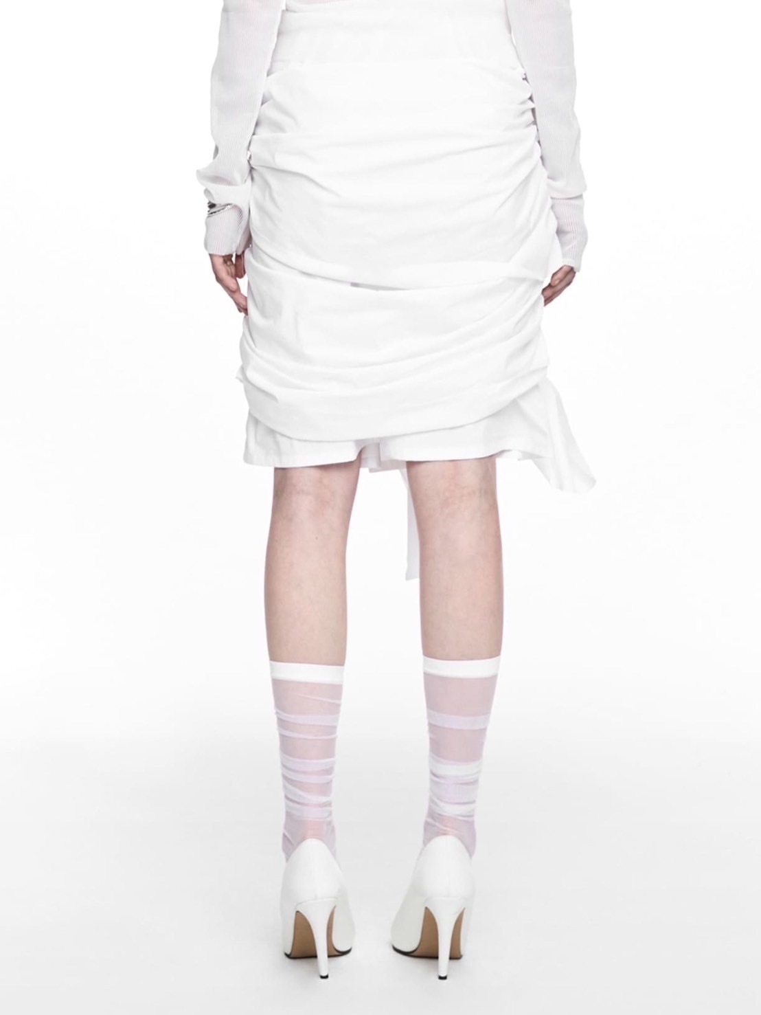 【NACHE】TWIST TIE MIDI SKIRT