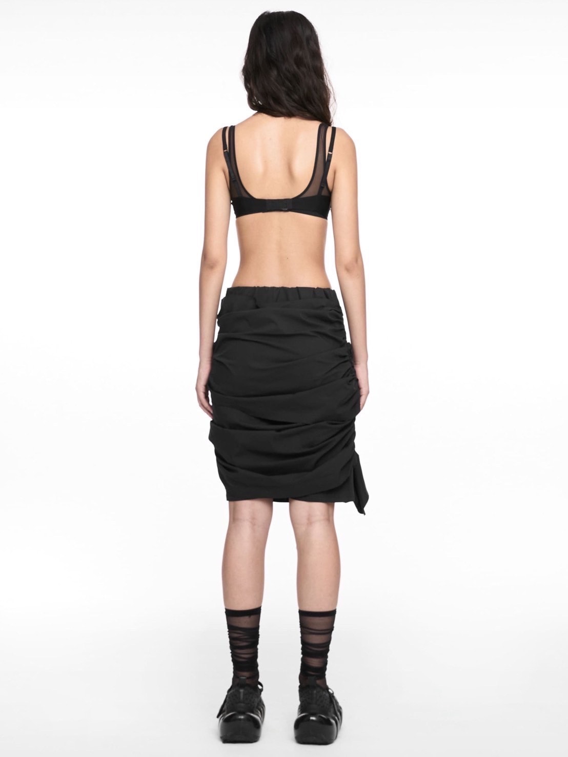 【NACHE】TWIST TIE MIDI SKIRT