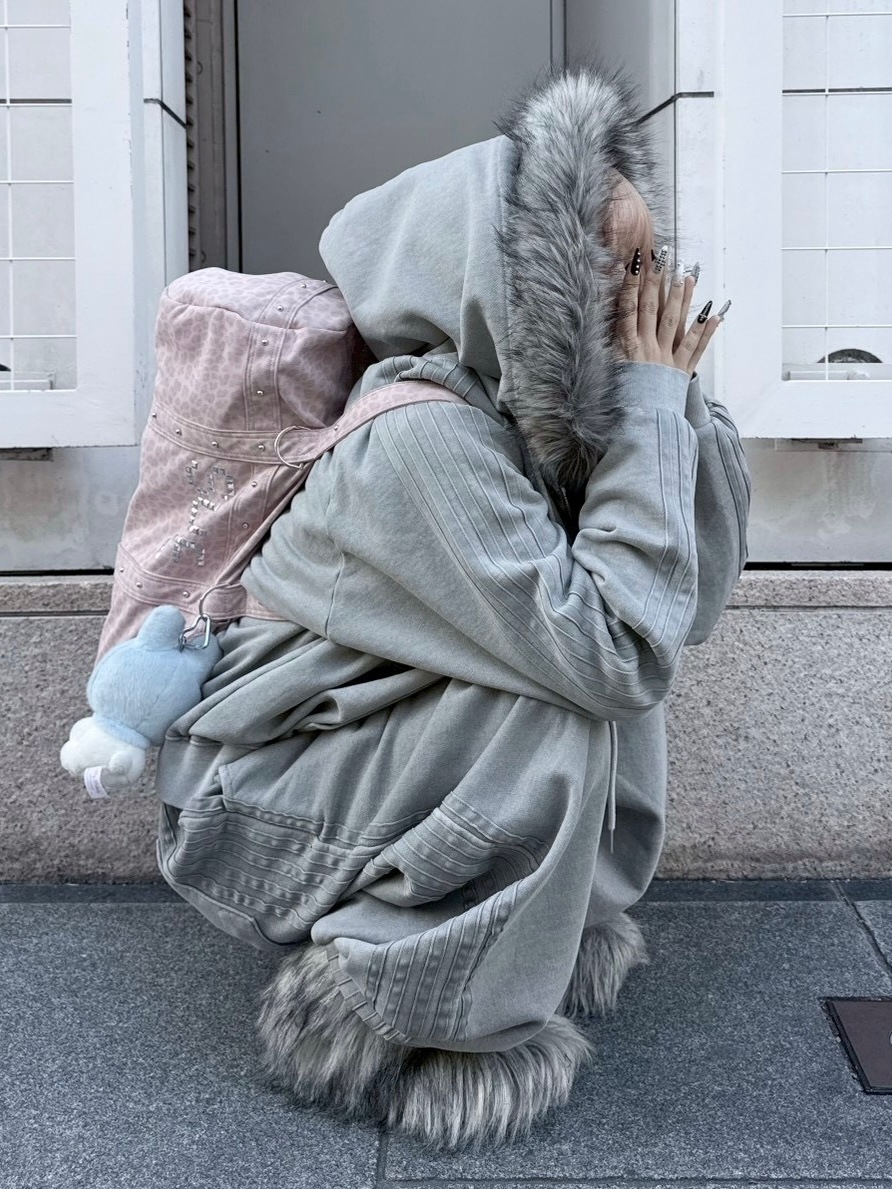 【nmtc +】side line pigment zip up hoodie (2color)