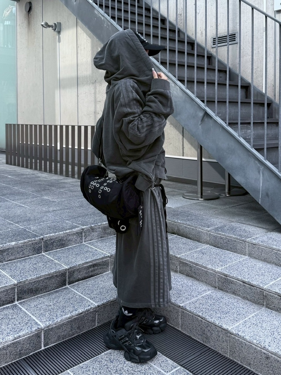 【nmtc +】side line pigment zip up hoodie (2color)