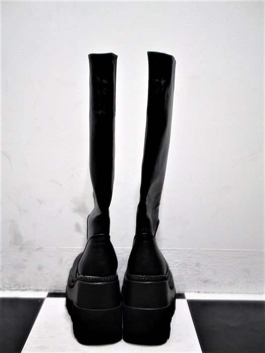 SHAKER-374 / 厚底ニーハイブーツ【DEMONIA】デモニア Demonia(デモニア) SHAKER-374 ウェッジソール厚底サイハイブーツ