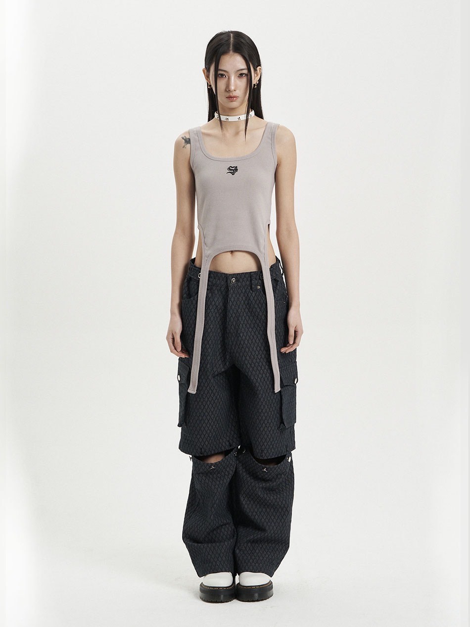 SETUP‐EXE】GARTER SLEEVELESS | OUR BRAND,SETUP-EXE