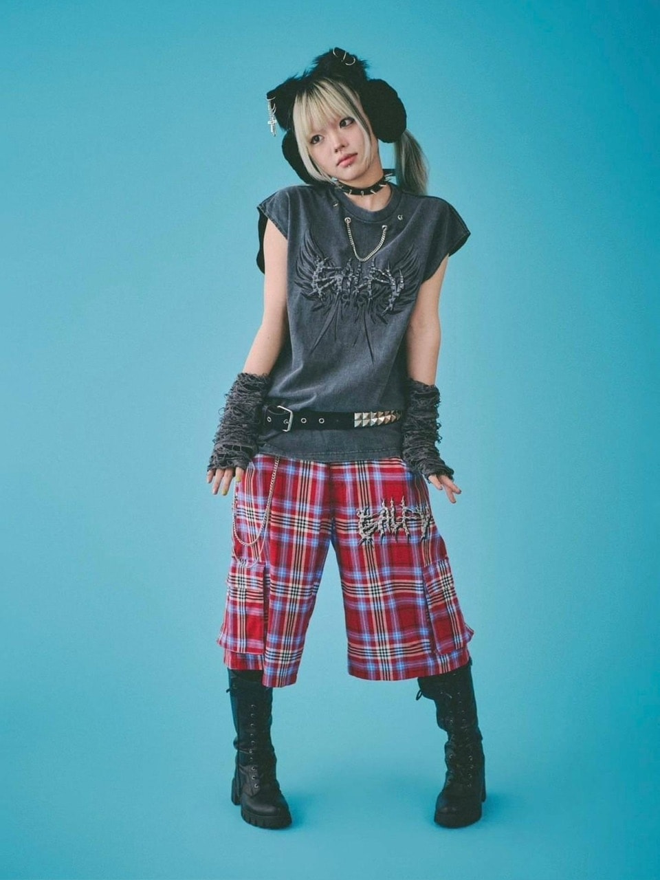 GALFY】ゴリ厨二タンク / 【ガルフィー】ロゴプリントタンクトップ