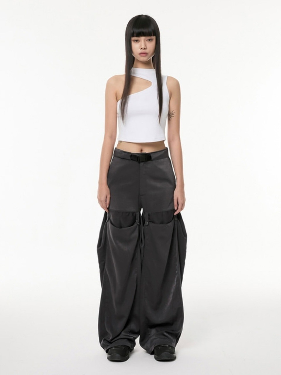 【FLARE UP】Flowing Wide Pants (FL-233) / 追跡付 FLAREUP】Flowing Wide Pants | OUR BRAND,FLAREUP | PRESSING
