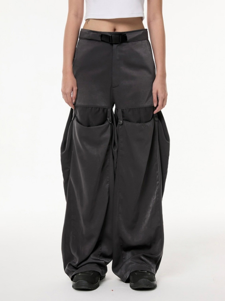 【FLAREUP】Flowing Wide Pants