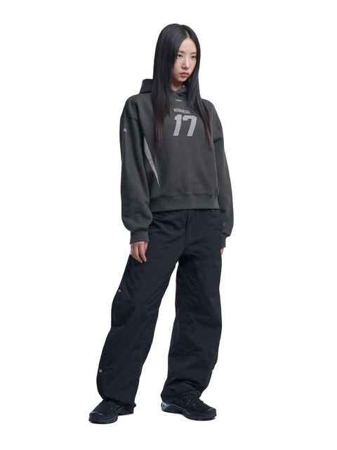 NOMANUAL】17 FOOTBALL HOODIE / 【ノーマニュアル】ロゴプリント長袖