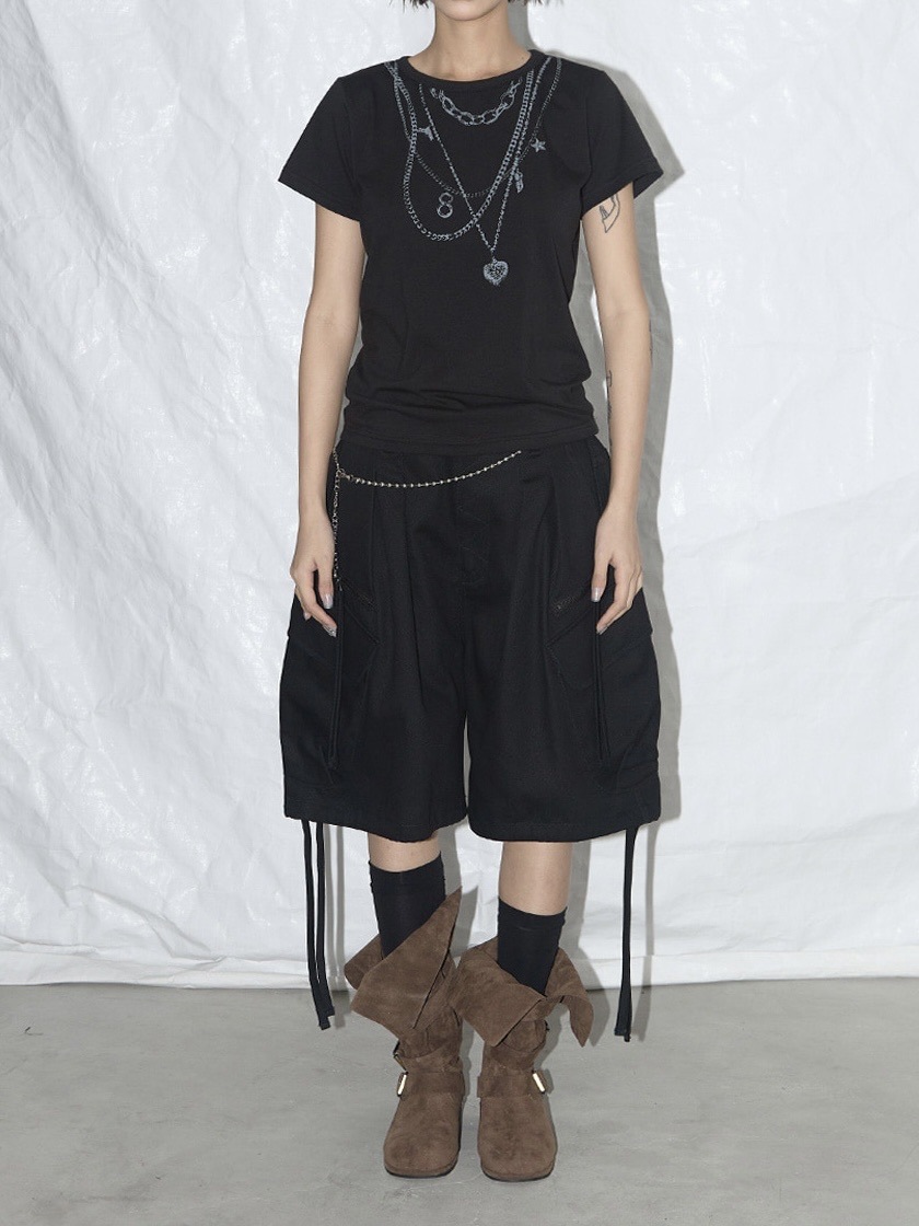 パンツ fancyclub CARGO LETTERING BERMUDA PANTS FANCY CLUB】CARGO LETTERING BERMUDA PANTS | OUR BRAND,FANCY