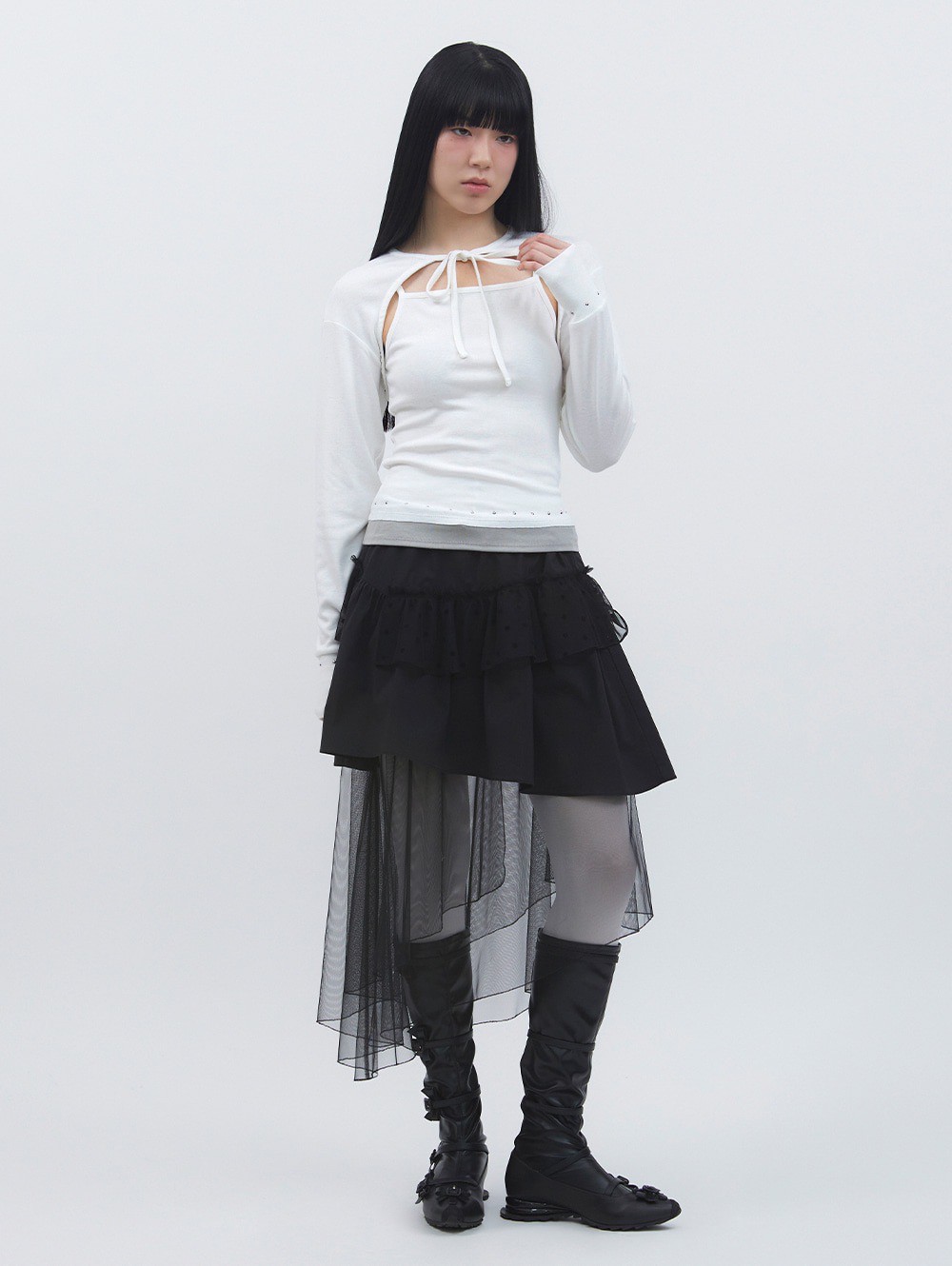 新しい SKIRT TIERED TUOMIO】MIXED | SHOP WEB PRESSING | ITEM,BOTTOMS 筆記具