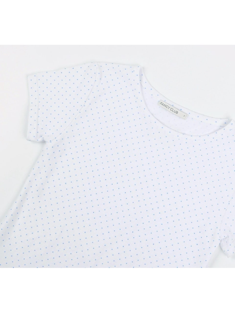 FANCY CLUB】Frill Layered Dot Tee | OUR BRAND,FANCY CLUB