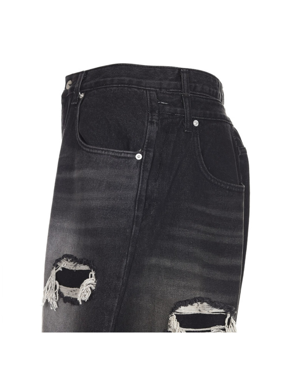 SURGERY デニム SURGERY】surgery double folding over wide baggy jeans
