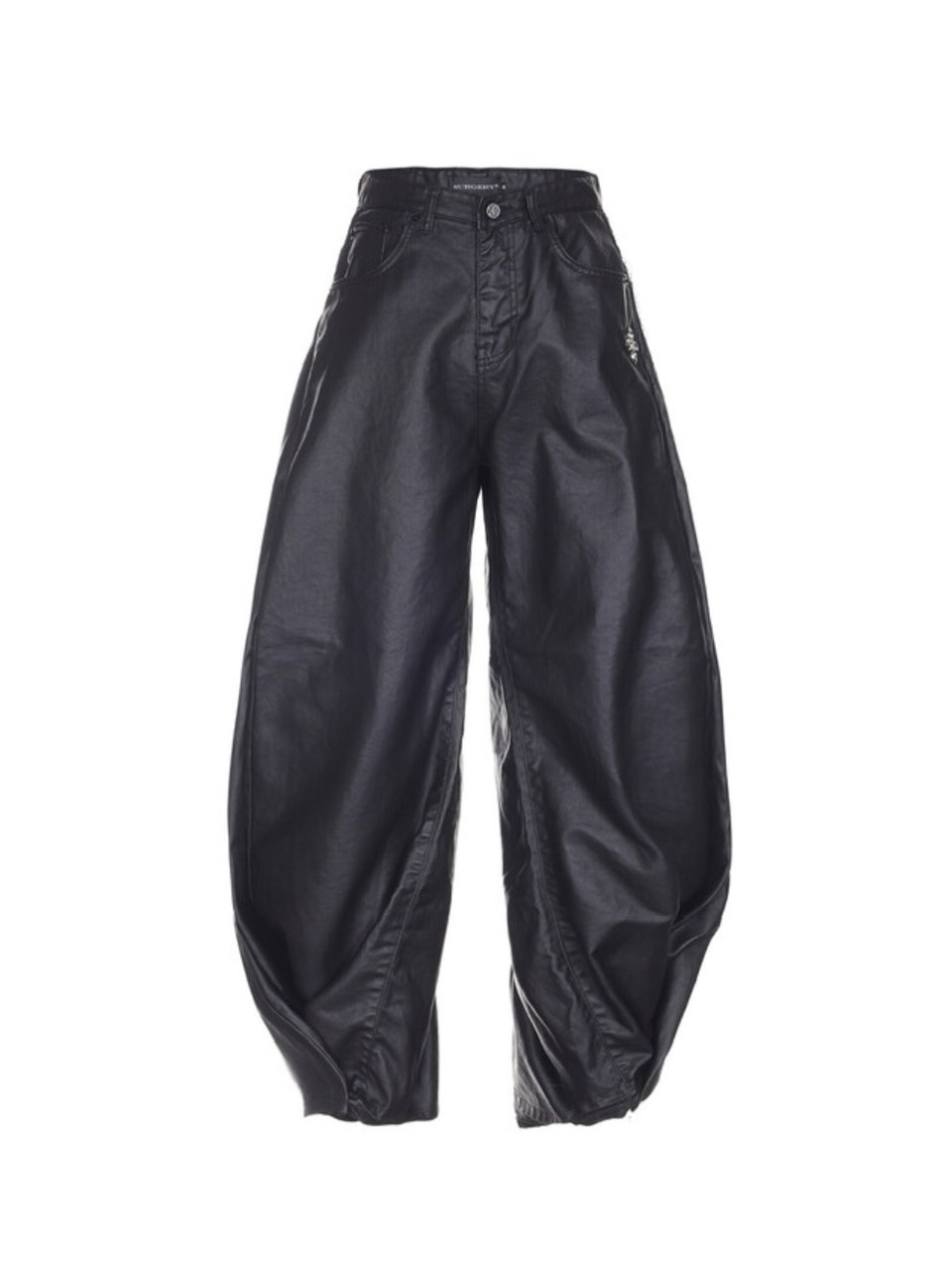 SURGERY】surgery double folding over wide baggy jeans