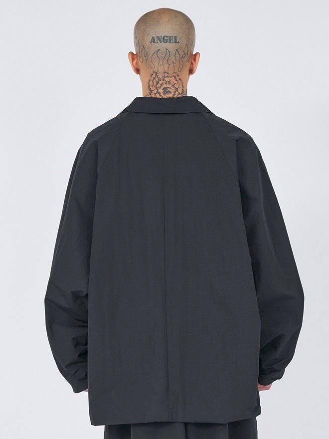 【AJOBYAJO】Batwing Nylon Oversized Blazer