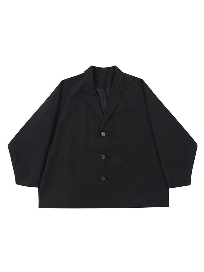 【AJOBYAJO】Batwing Nylon Oversized Blazer