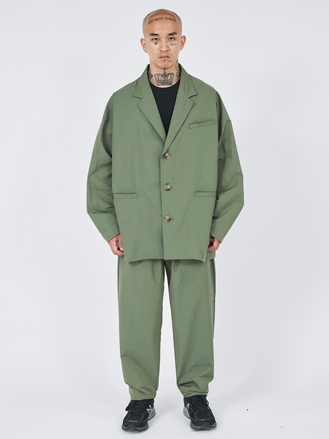 【AJO AJOBYAJO】23SS★ Batwing Nylon Oversized Blazer AJOBYAJO】Batwing Nylon Oversized Blazer | OUR BRAND