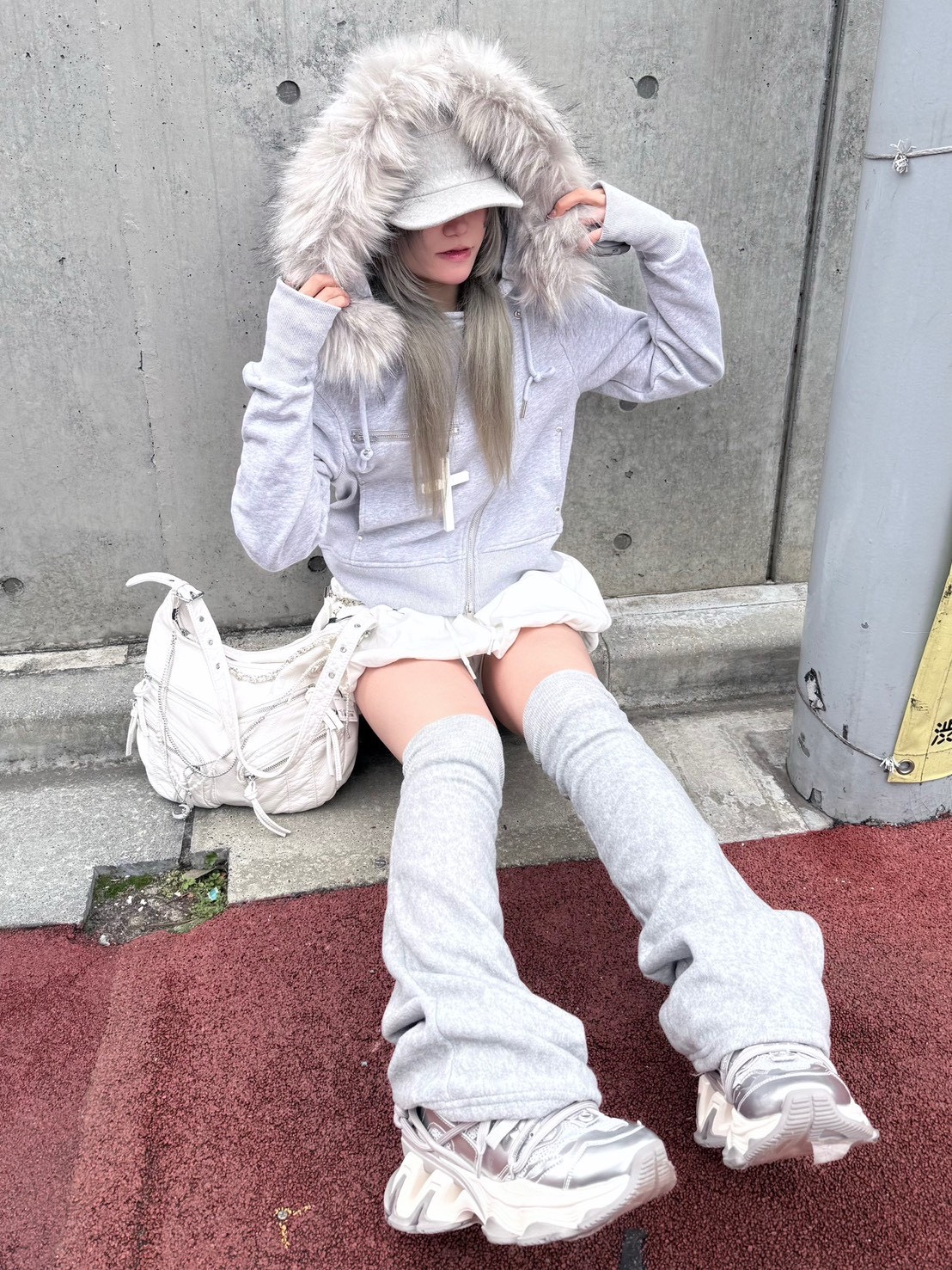 【nmtc +】balloon sweat skirt / 【エヌエムティーシープラス】バルーンスウェットスカート (3color)