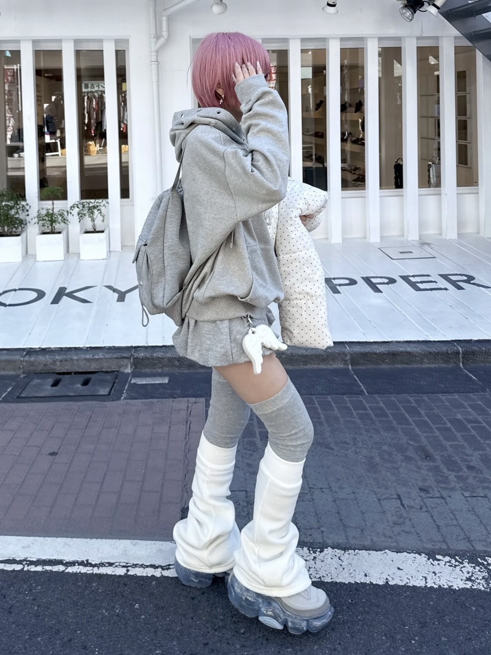 【nmtc +】balloon sweat skirt / 【エヌエムティーシープラス】バルーンスウェットスカート (3color)