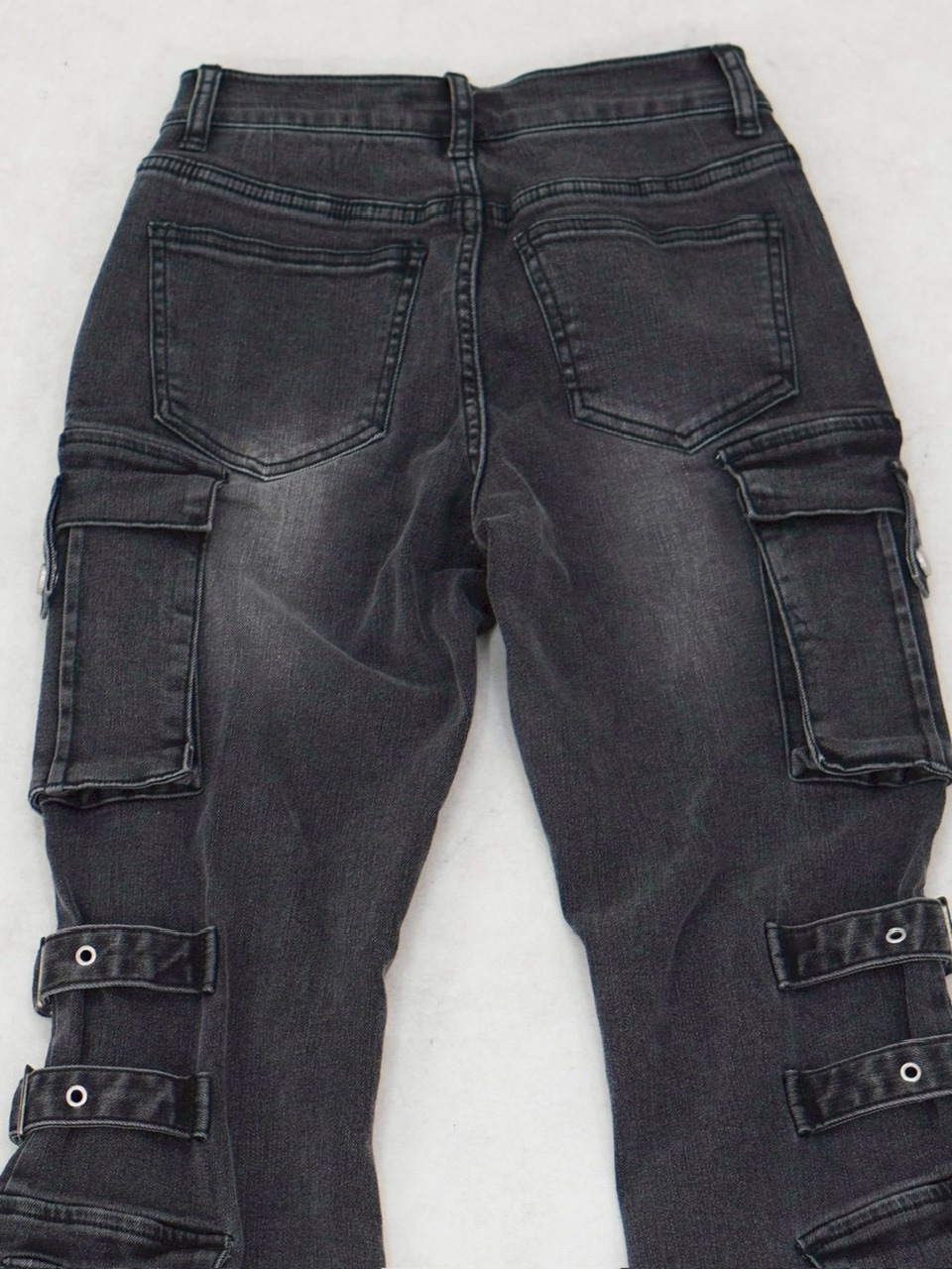 NMTXU】flare cargo denim pants / 【エヌエムティーエックスユー