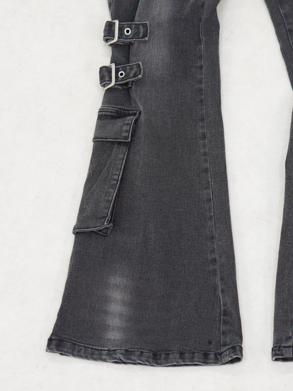 00s japanese label flare cargo denim デニム 00s japanese label flare cargo denim デニム