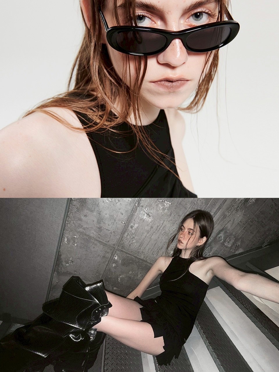 【HOLY NUMBER 7】Sidehole ruffle short sleeveless