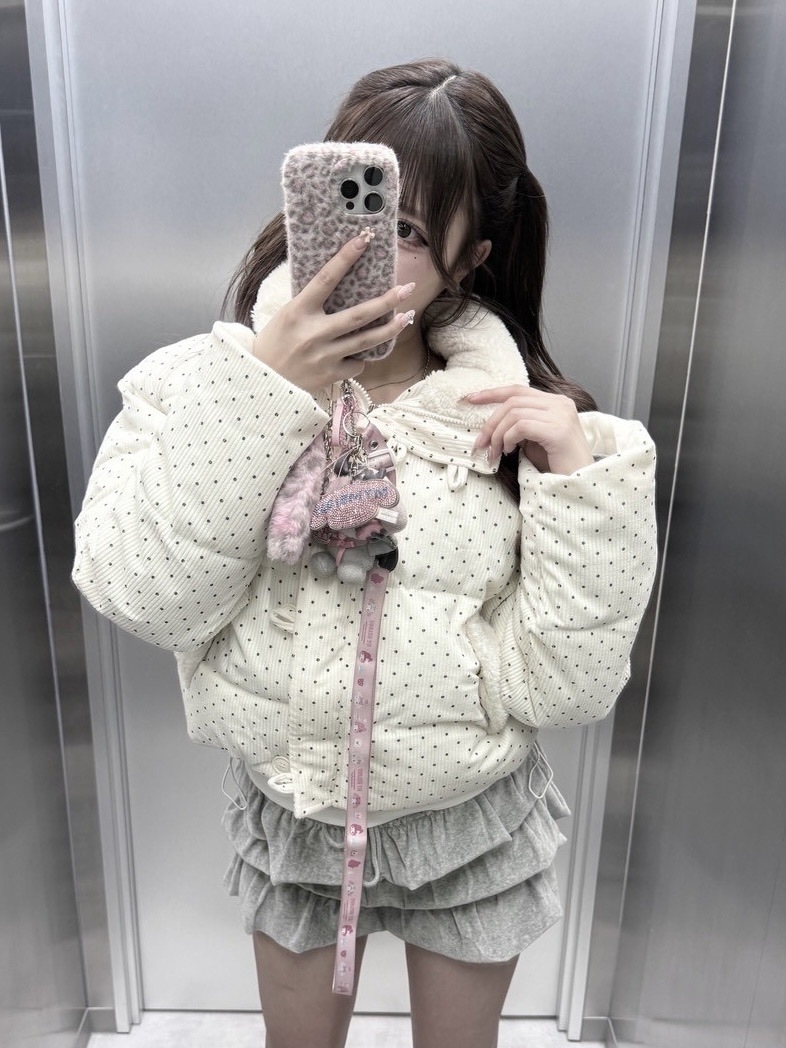 受注制【nmtc +】dot pattern blouson 【エヌエムティーシープラス】ドット柄ブルゾン