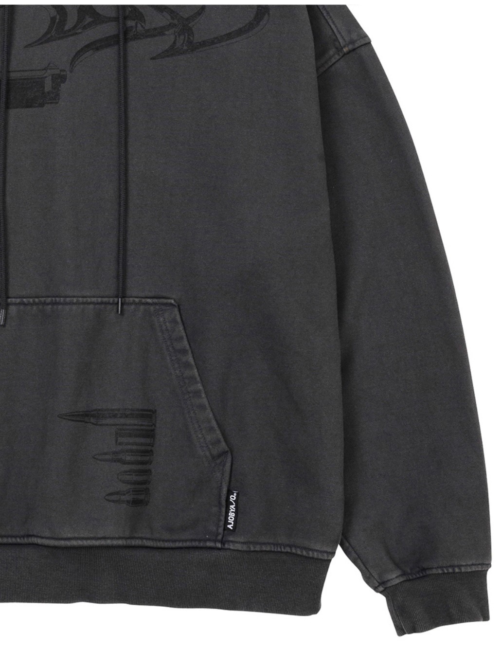 AJOBYAJO】Gun Shot Washed Hoodie / 【アジョバイアジョ】ガン