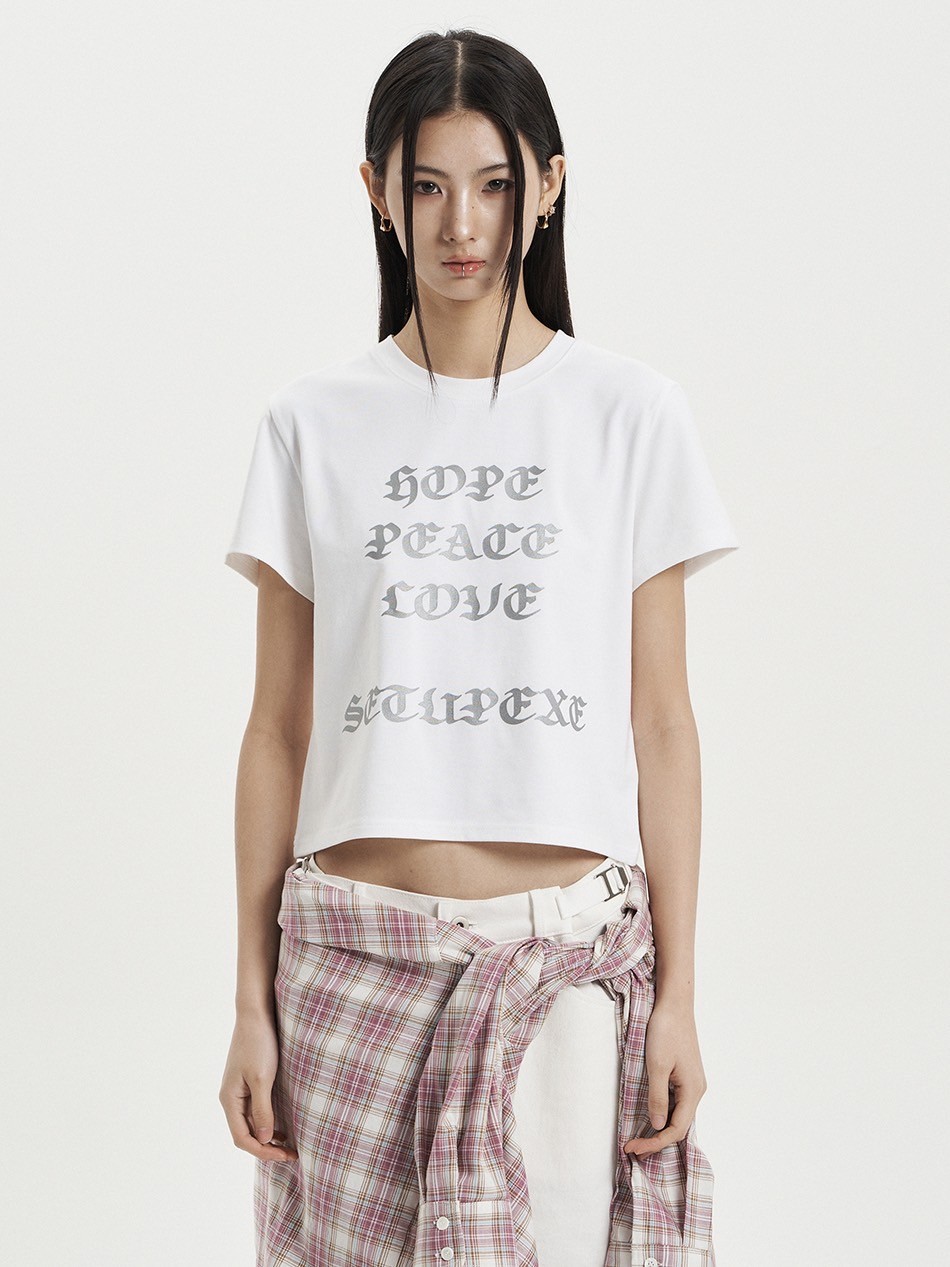 SETUP‐EXE】HOPE / LOVE / PEACE TOP | OUR BRAND,SETUP-EXE