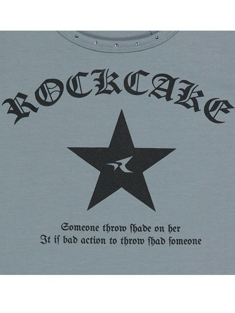 【ROCK CAKE】Crystal Hotfix Sleeveless