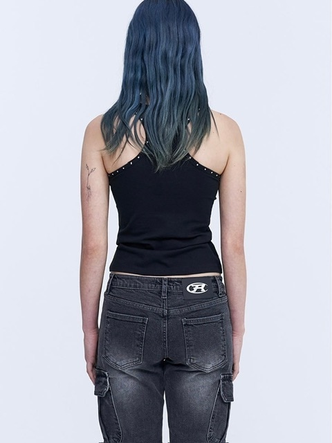 【ROCK CAKE】Crystal Hotfix Sleeveless