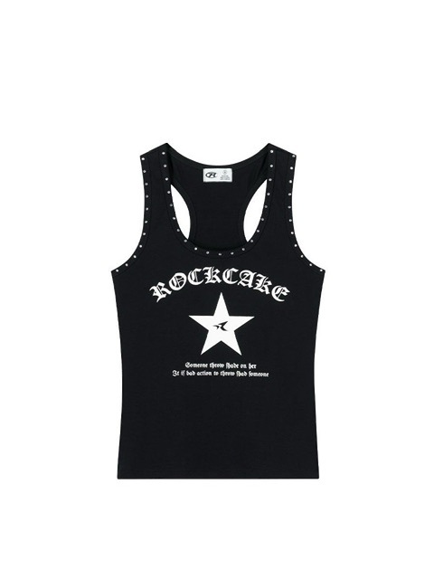【ROCK CAKE】Crystal Hotfix Sleeveless