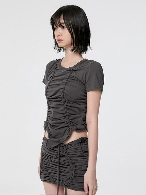 【FLAREUP】Handmade Twisted T-Shirt