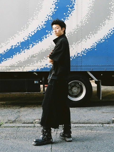 【ESC STUDIO】24SS★ punching chain short sleeves blouson ESC STUDIO】punching chain short sleeves blouson | OUR BRAND