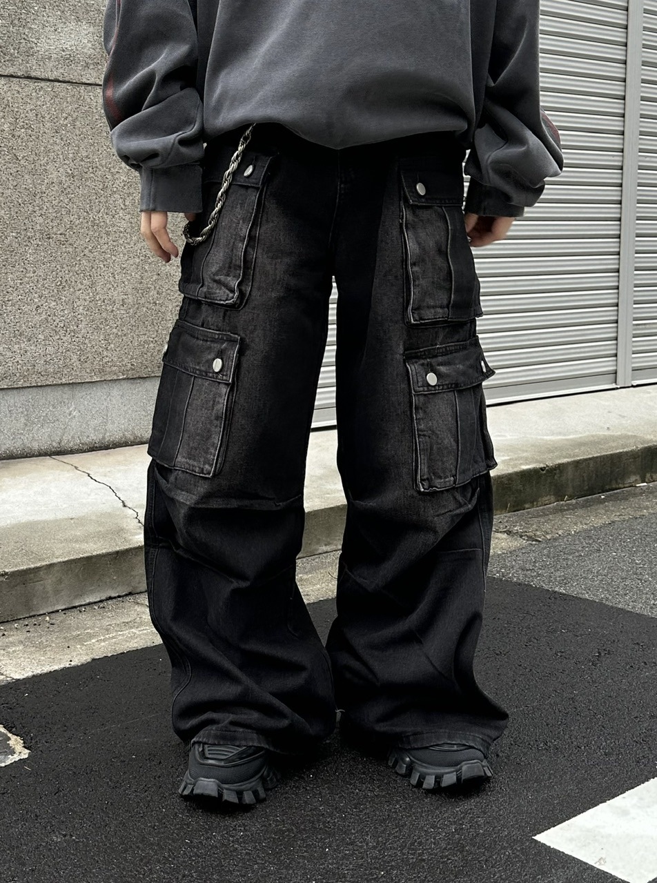 チエコプラス　chieko+ marvelt denim pants 38 チエコプラス chieko+ marvelt denim pants 38 BOTTOMS｜CHIEKO
