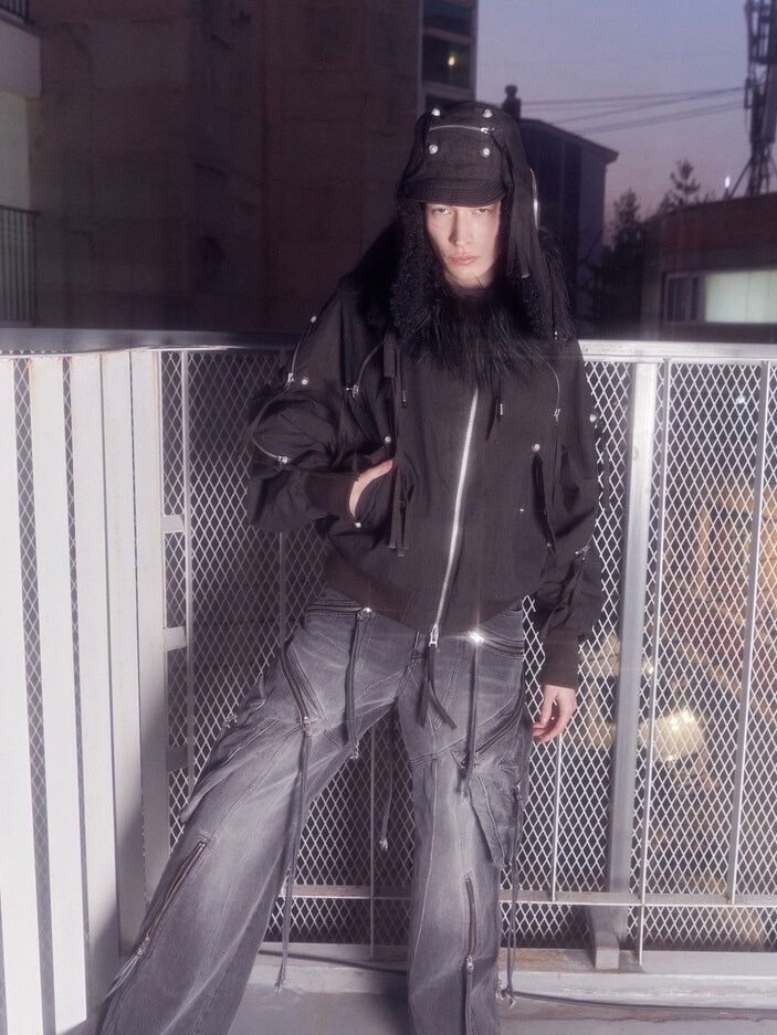 3/9再入荷【SURGERY】oblique cargo jeans / 【サージェリー】カーゴデニムパンツ