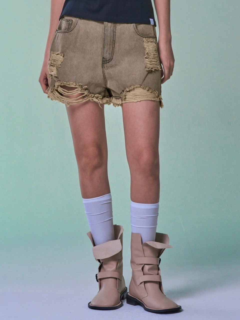 ショートパンツ FANCY CLUB VINTAGE DENIM SHORTS 5BNY762 FANCY CLUB】VINTAGE DENIM SHORTS / 【ファンシークラブ