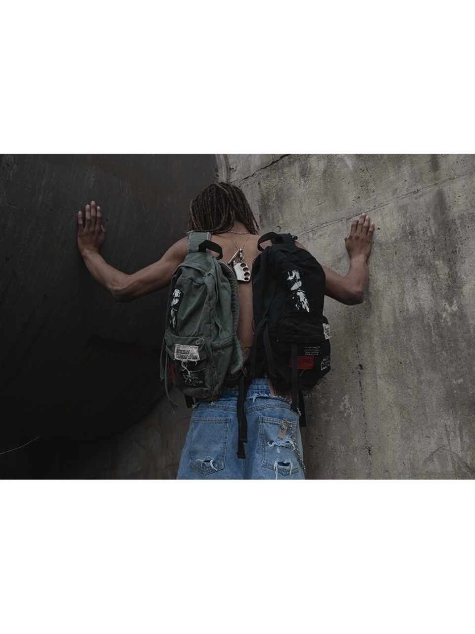 SUNDAY OFF CLUB】VTG Patches Backpack | OUR BRAND,SUNDAY OFF