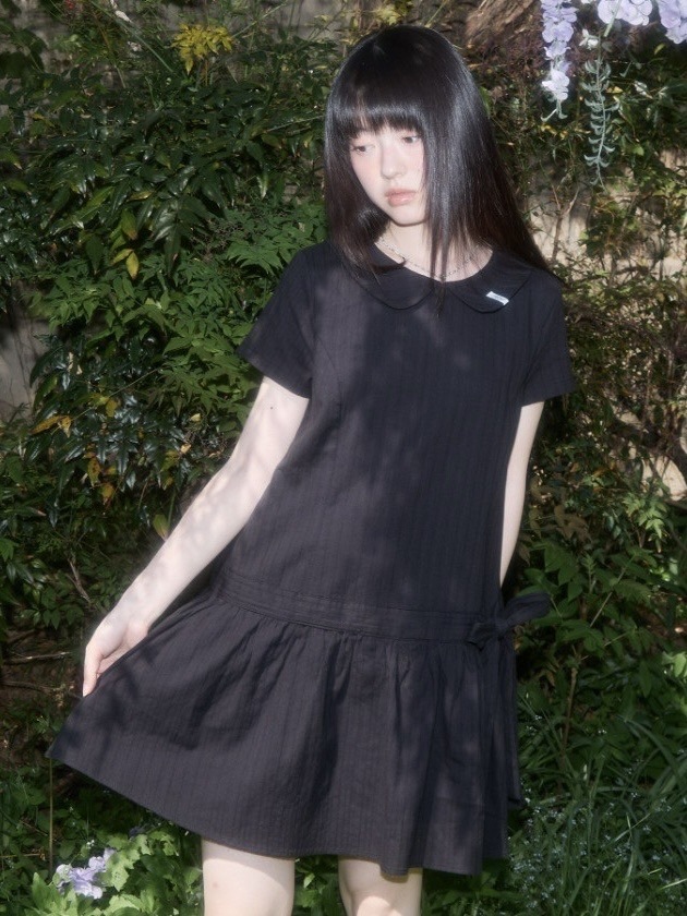 FANCY CLUB ■ Ribbon Low-Rise Mini Dress FANCY CLUB】Ribbon Low-Rise Mini Dress | OUR BRAND,FANCY