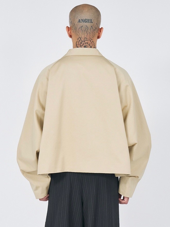 【AJO AJOBYAJO】23SS★ Batwing Cotton Short Jacket AJO AJOBYAJO】23SS☆ Batwing Cotton Short Jacket (AJO