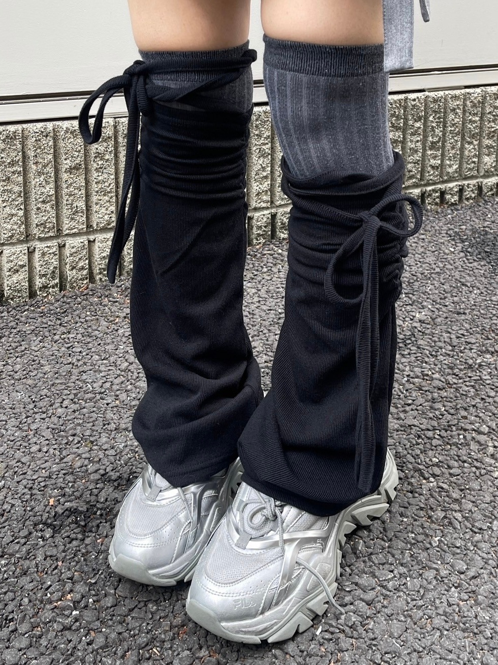 【nmtc +】ribbon legwarmer (3color)