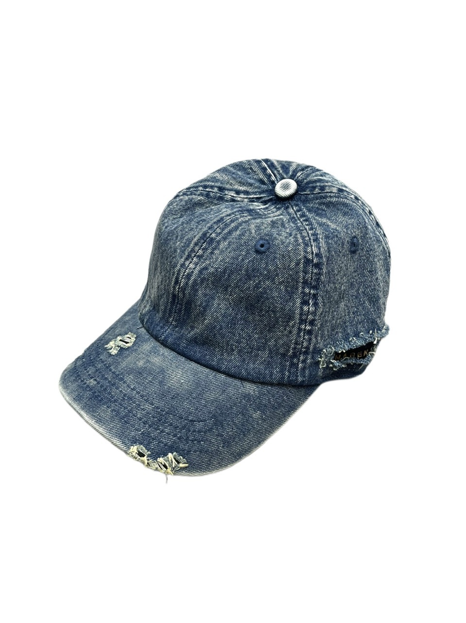 受注制【Never mind the XU】wash denim cap (2color
