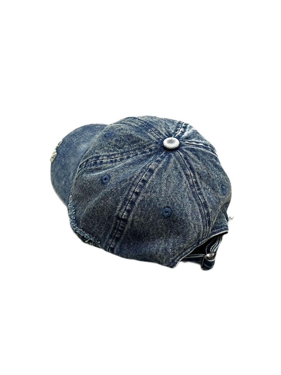 受注制【Never mind the XU】wash denim cap (2color