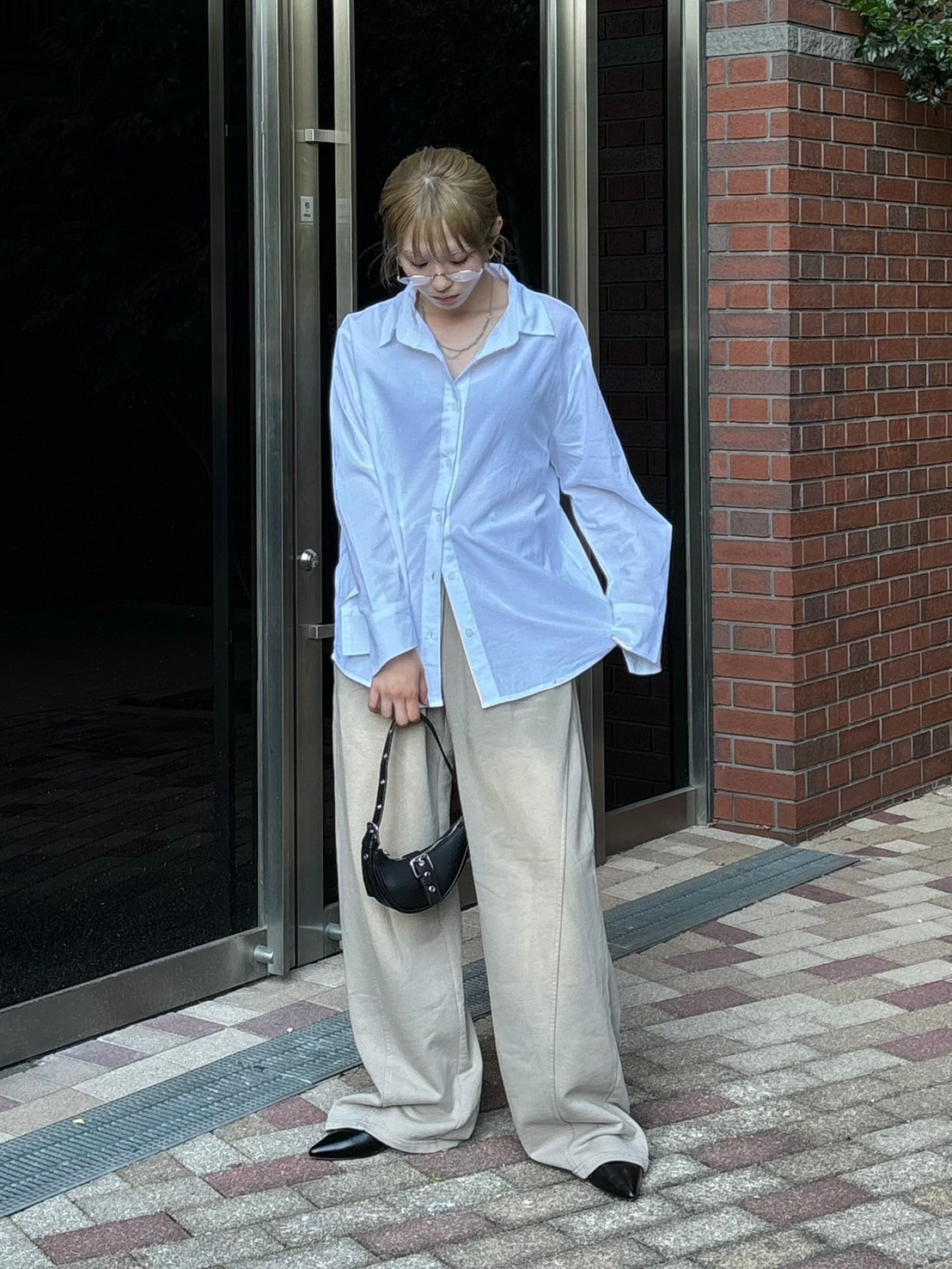 【Chikashitsu +】pigment wash buggy sweat pants (2color)