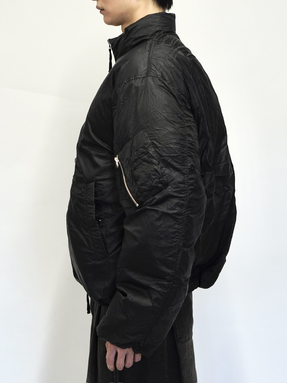 大阪店WEB限定【Chikashitsu +】cropped mustang bomber jacket